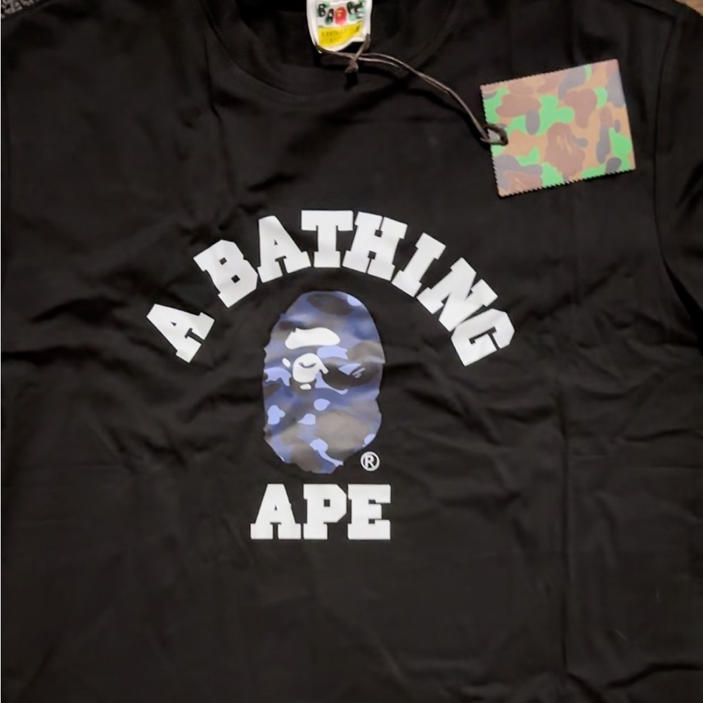 Blue bape shirt